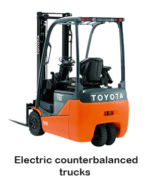 Heavy-duty warehouse machinery in operation